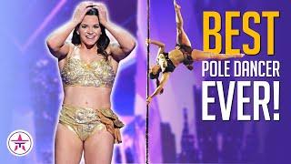 UNREAL! Pole Dancer Kristy Sellars All Performances on Australia's and America's Got Talent!