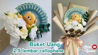 Buket Uang Bentuk Kipas | Tutorial Buket Uang | Buket Boneka