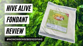 Hive Alive Fondant Review - Feeding Bees in Winter