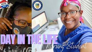 Ep. 8 | FULL DAY of a Chamberlain nursing student (ONLINE)