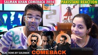 Pakistani Couple Reacts To Salman Khan's Power Packed Films Of 2024 : Get Ready For Action |Comeback