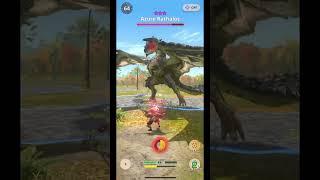 Monster Hunter Now: Dragon Dual Blades vs 8 Star Azure Rathalos #monsterhunternow#mhn #monsterhunter