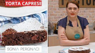 Chocolate caprese cake, original recipe - Sonia Peronaci