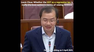 WP's Louis Chua on whether GST as a regressive tax is really the best option for raising revenue