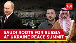 'No Peace Without Russia': Saudi's Straight Talk At Ukraine Summit; Macron Counters