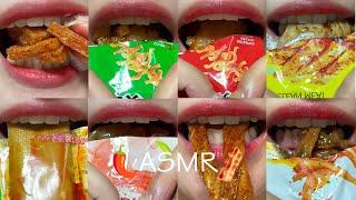 asmr CHINESE MALA SNACKS MUKBANG SHOW eating sounds