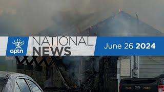 APTN National News June 26, 2024 – Ray St. Germain passes, Man killed by Ontario Provincial Police