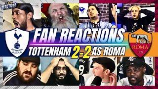 SPURS FANS GUTTEDREACTION TO TOTTENHAM 2-2 ROMA | UEFA EUROPA LEAGUE