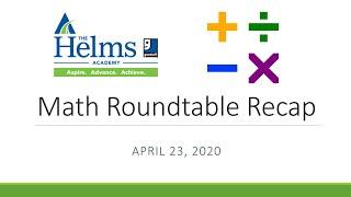 Math Roundtable Recap 1: Solve GED and HiSET Math Word Problems Step-by-Step