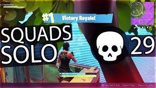 FORTNITE 29 SOLO vs SQUADS KILLS CRAZY LATE GAME