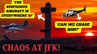 69 years old pilot goes rogue at JFK, intercepted by NYPD ! #atc