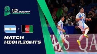 HIGHLIGHTS: Argentina v Afghanistan | FIFA Futsal World Cup Uzbekistan 2024