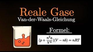 Reale Gase einfach erklärt! - Van-der-Waals-Gleichung, Ideale Gase (Thermodynamik)