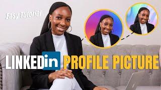 How to Make A GREAT LINKEDIN PROFILE PICTURE Using Canva