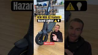 NEW Segway-Ninebot MAX G2 Hazard Lights! ️ #segway #ninebot #scooter #tutorial