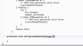 Android Application Development Tutorial - 102 - The 4 AsyncTask Methods