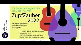 ZupfZauber 2022 - Musikprojekt für Kinder