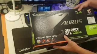 Aorus GTX 1080 ti Xtreme Edition 11G Honest Unboxing