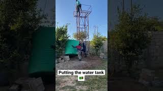 Putting the Water Tank 