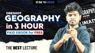 Geography One shot  || Part 1 || Geography Full Syllabus  || ICSE Class 10 2023