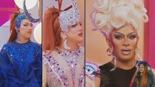 Kween Kong vs Nehellenia & Pythia (Untucked Drama) - RuPaul's Drag Race Global All Stars