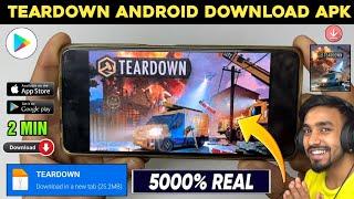  TEARDOWN DOWNLOAD ANDROID | HOW TO DOWNLOAD TEARDOWN IN ANDROID | TEARDOWN GAME DOWNLOAD