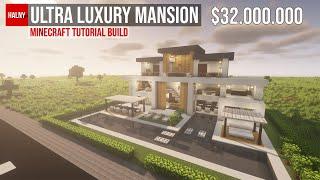 Ultra Luxury Mansion in Minecraft - Tutorial build