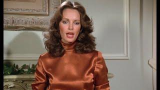 JACLYN SMITH Shiny Golden Silk Blouse (No Bra) "Charlies Angels" 1080P BD