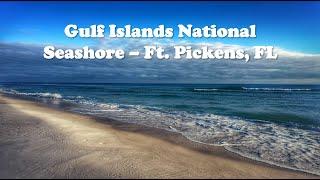 Gulf Islands National Seashore – Fort Pickens, FL  |  A 4K National Park Walking Tour