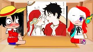  Luffy and Uta React || One Piece || Gacha