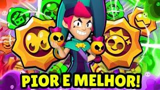 OS TOP 10 MELHORES e PIORES PODERES DE ESTRELA E ACESSÓRIOS DO BRAWL STARS! TIER LIST!