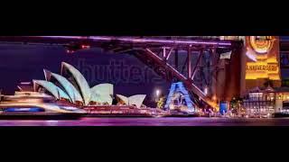 Sydney Opera house and bridge 1600 x 500 px