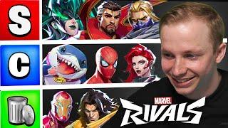 My OFFICIAL Marvel Rivals Season 0 Hero Tier List!