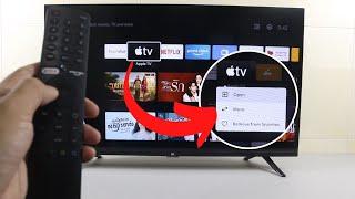 How to Move App Icon on Android Smart TV