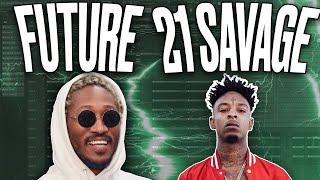 HOW TO MAKE FUTURE x 21 SAVAGE TYPE BEATS (FL STUDIO TUTORIAL)!