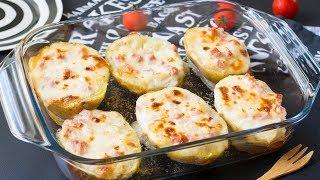 Patate Ripiene al Forno con Prosciutto e Formaggio - Ricetta Facile e Veloce  - 55Winston55