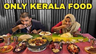 EATING only KERALA FOOD for a DAY..