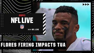 How the Brian Flores firing could affect Tua Tagovailoa | NFL Live