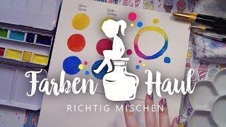 Sennelier Aquarell HAUL & Farbenlehre  Mischen für Anfänger