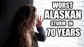 WORST ALASKAN STORM IN 70 YEARS! | NO HEAT, NO POWER| Somers In Alaska