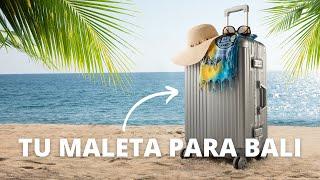 QUÉ LLEVAR en tu MALETA o MOCHILA para BALI 