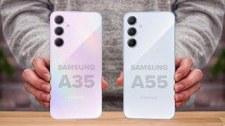 Samsung A35 Vs Samsung A55 | Full Comparison  Which one is Best?