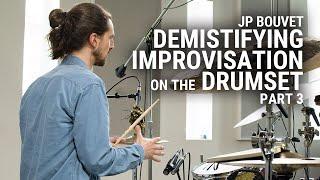 Meinl Cymbals - JP Bouvet Masterclass - "Demystifying Drum Set Improvisation at 5 Levels" - Part 3/5