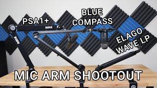 Rode PSA1+ vs Elgato LP vs Blue Compass | Mic Stand Shootout