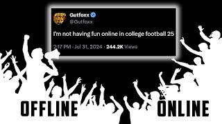 Why do Offline College Football 25 players HATE Online players?