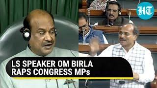'Don't instruct me': Speaker Om Birla scolds Congress in Sonia Gandhi's presence | Watch