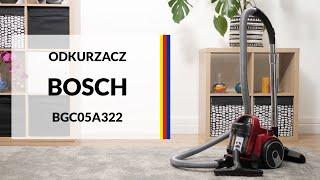 Odkurzacz Bosch BGC05A322 – dane techniczne – RTV EURO AGD