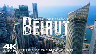 BEIRUT 2024  بيروت Drone Aerial 4K | Lebanon لُبْنَان