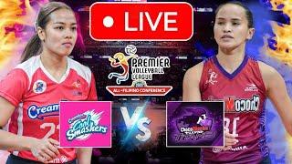 CREAMLINE VS CHOCO MUCHO LIVE • PVL ALL FILIPINO CONFERENCE 2024 | SISI RONDINA VS JEMA GALANZA