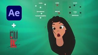 ► Cómo RIGGEAR y ANIMAR una CARA completa con DUIK + AFTER EFFECTS  Tutorial PASO a PASO (2021)